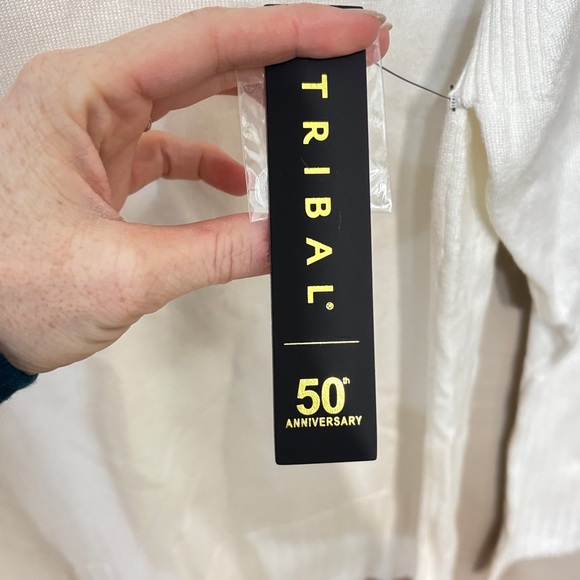 Tribal Cream Cowl Neck Sweater - Picture 5 of 5